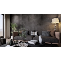 CLAYTONE - 24X24 GROOVE, BLACK, MATTE